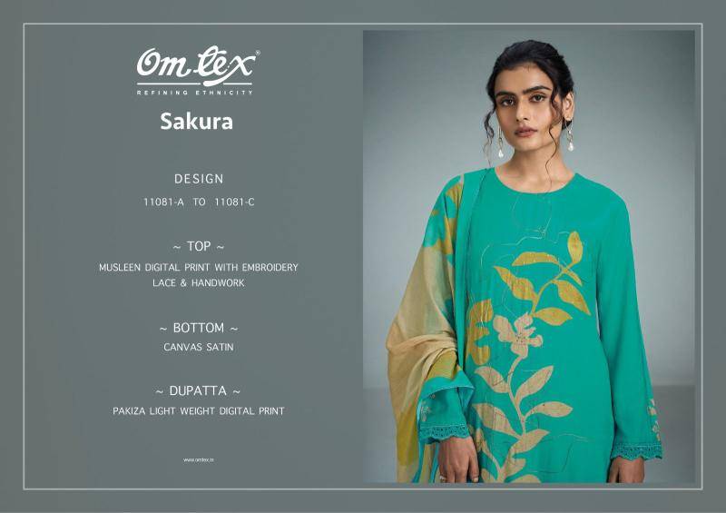 Omtex sakura Dress materials wholesale market in kolkata